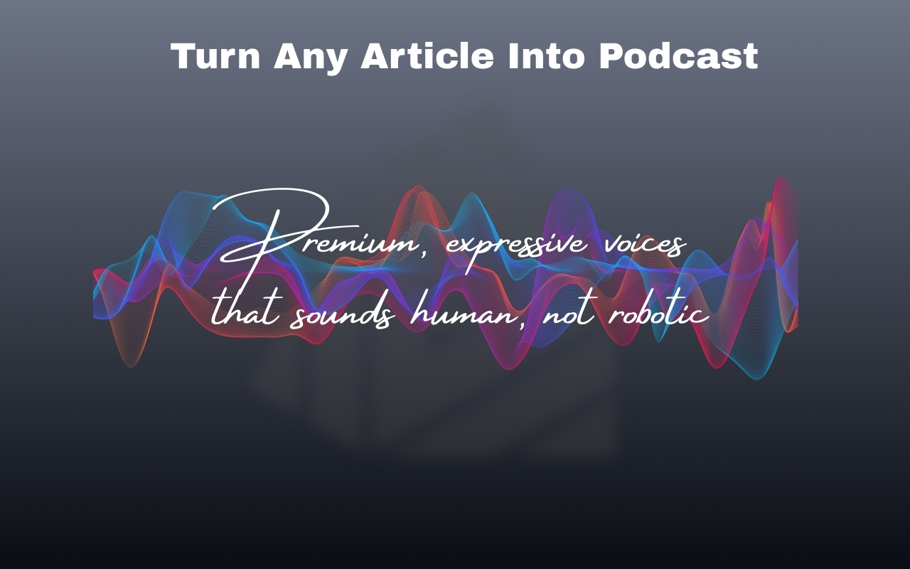 OutloudAI turns any article into podcast